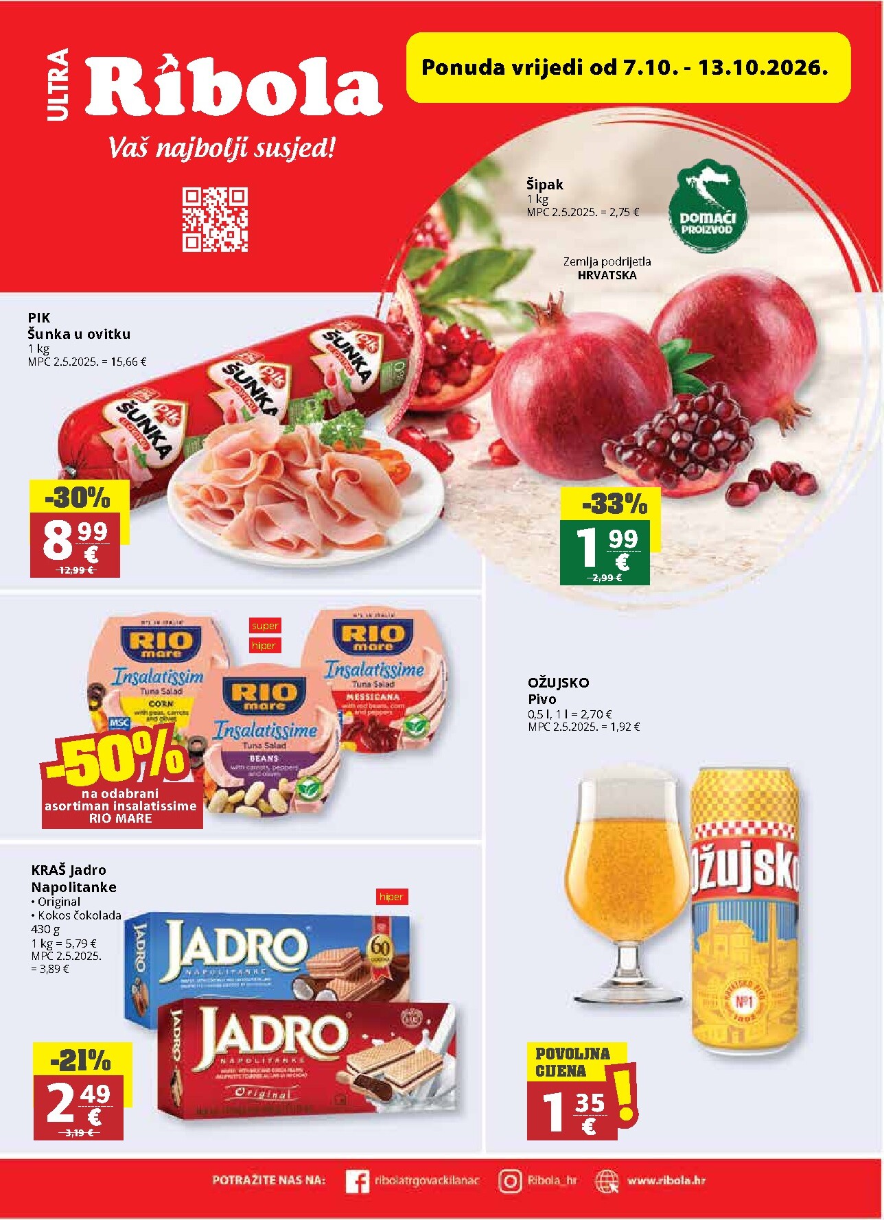 ribola - Novi Ribola katalog od srijede, 07.10.2026 do utorka, 13.10.2026