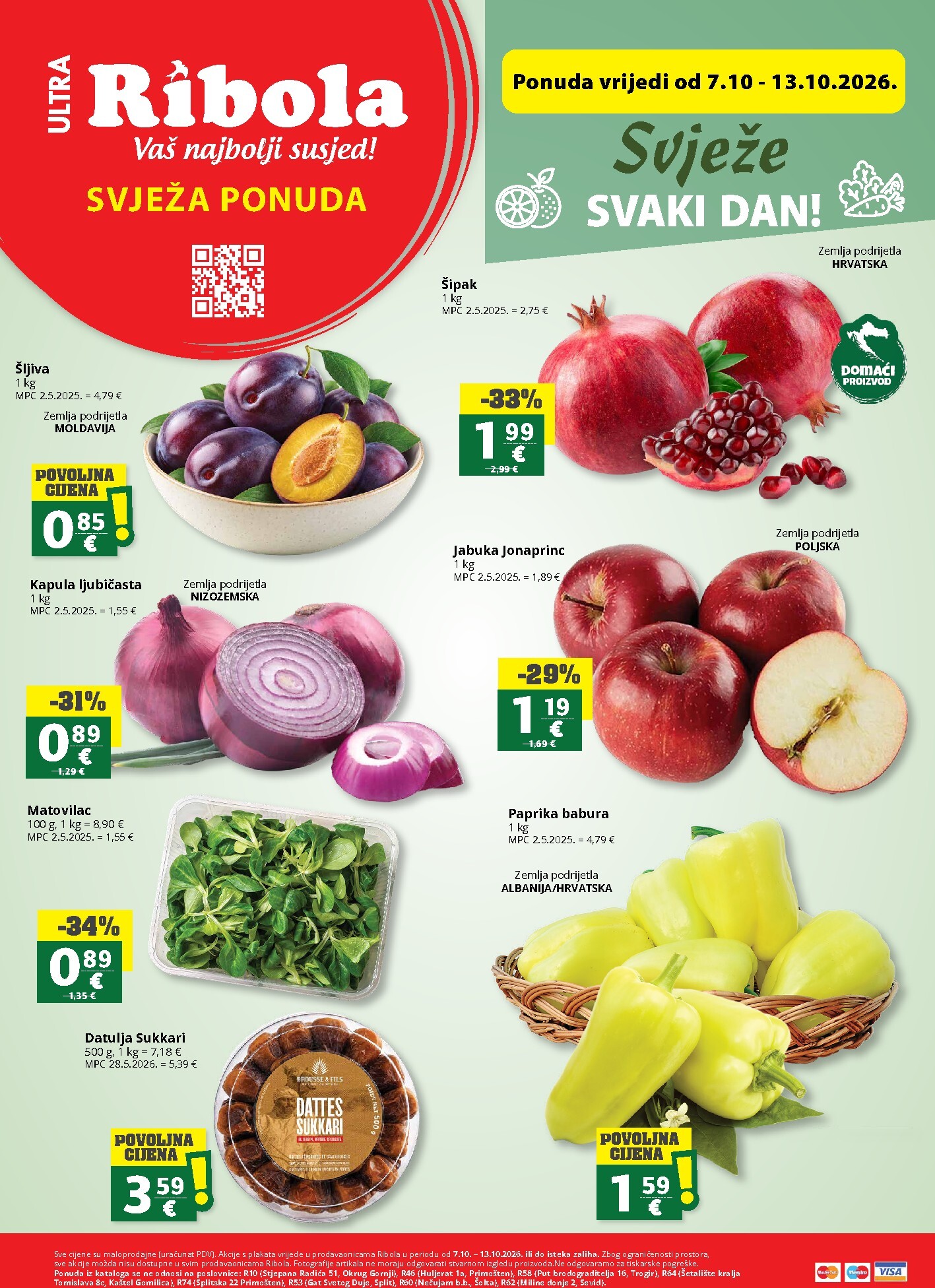 ribola - Aktualni katalog Ribola - Super ponuda od srijede, 07.10.2026 do utorka, 13.10.2026