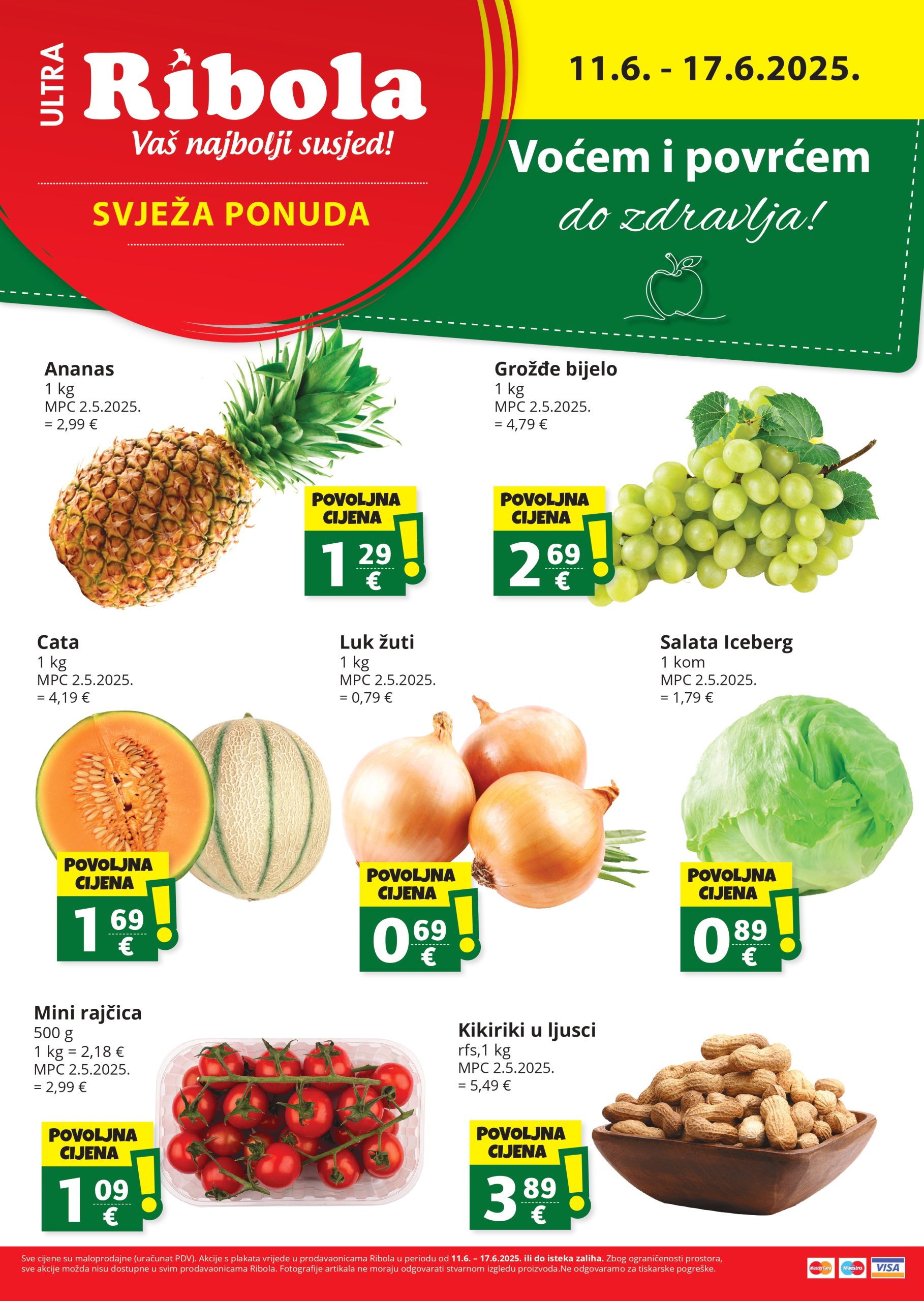 ribola - Prelistajte katalog Ribola - Voće i povrće, vrijedi od 11.06. do 17.06. - page: 1