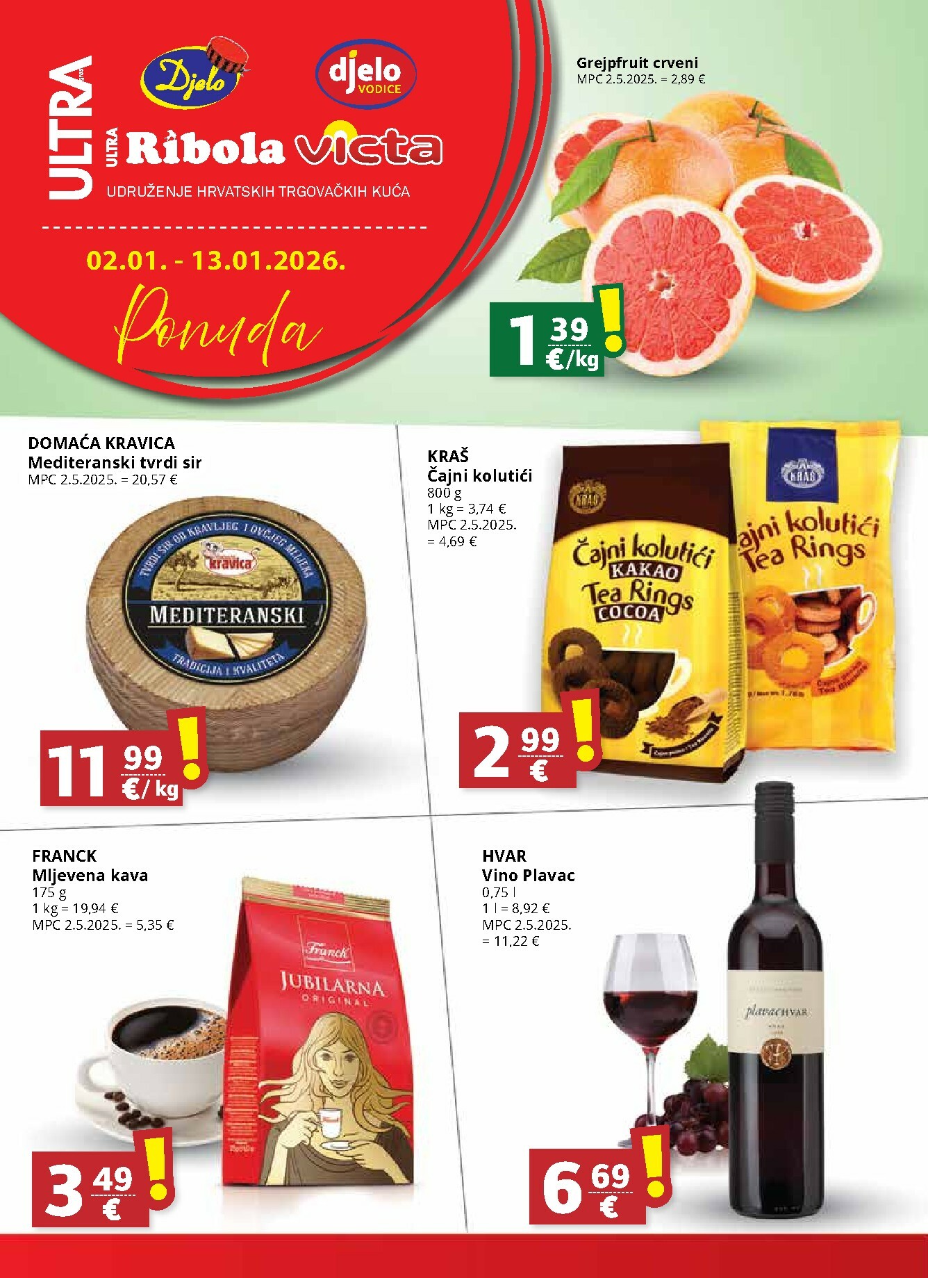 ribola - Prelistajte katalog Ribola, vrijedi od 02.01. do 13.01.