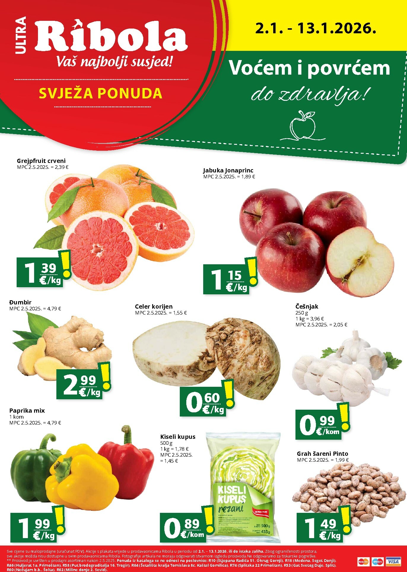ribola - Prelistajte katalog Ribola - Super ponuda, vrijedi od 02.01. do 13.01.