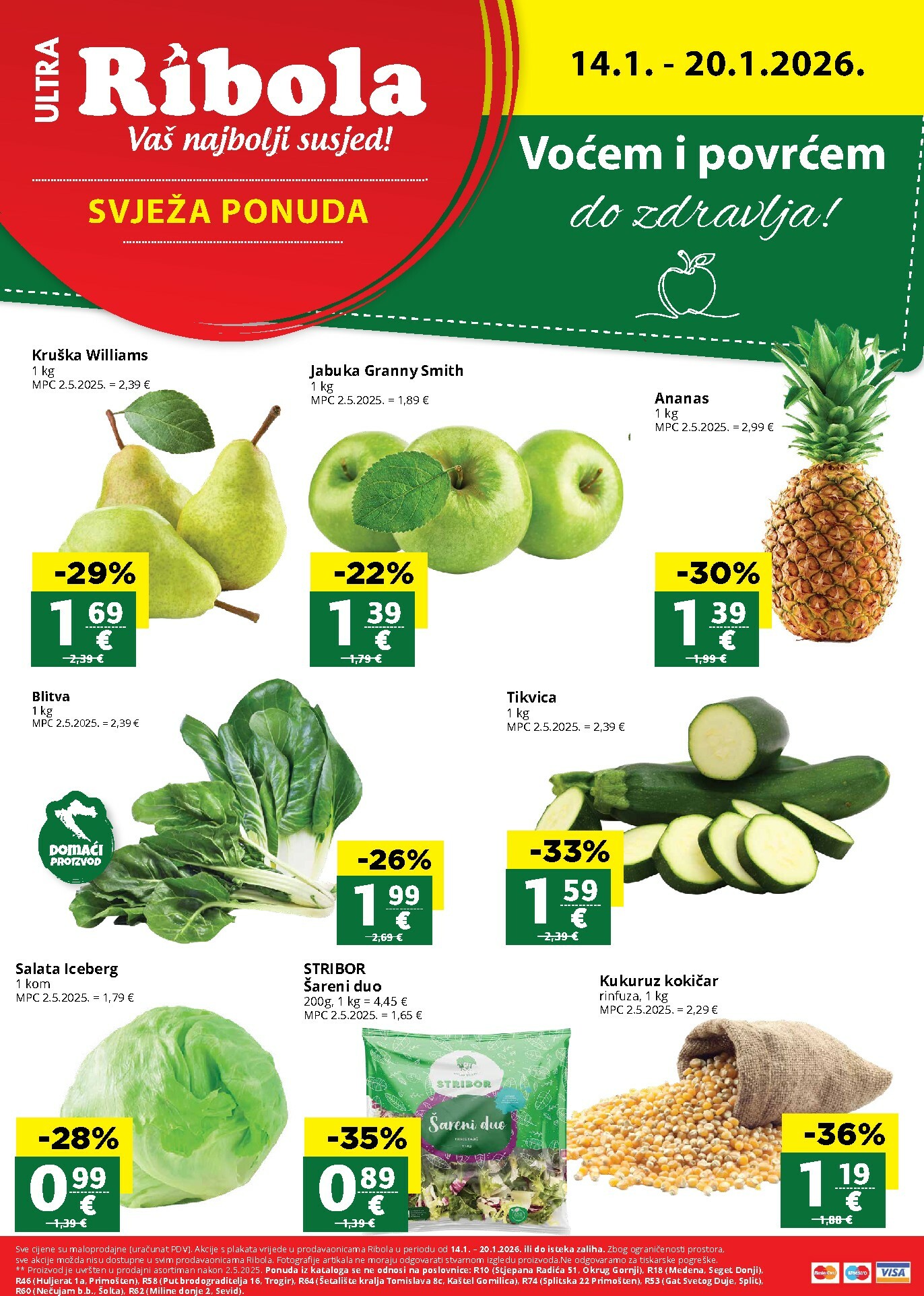 ribola - Prelistajte katalog Ribola - Super ponuda, vrijedi od 14.01. do 20.01.