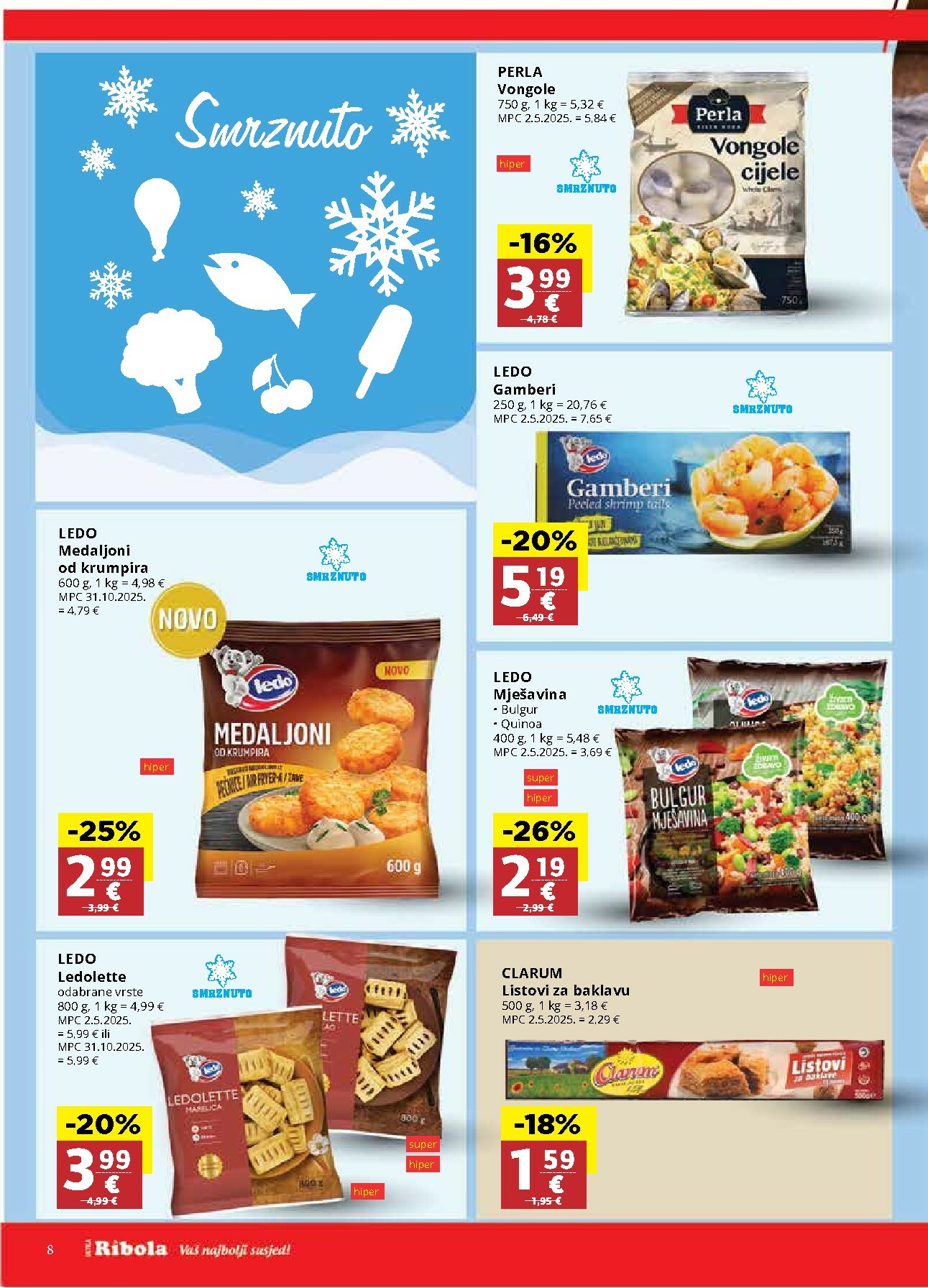 ribola - Prelistajte katalog Ribola, vrijedi od 28.01. do 03.02. - page: 8