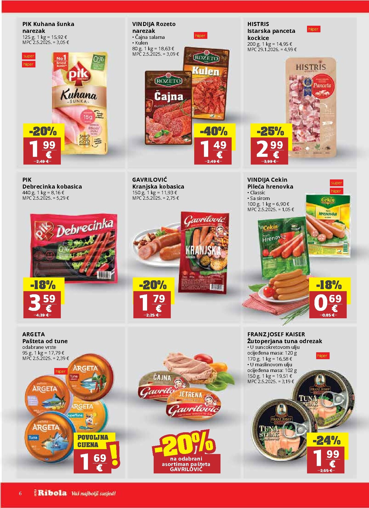 ribola - Prelistajte katalog Ribola, vrijedi od 25.02.2026 do 03.03.2026 - page: 6