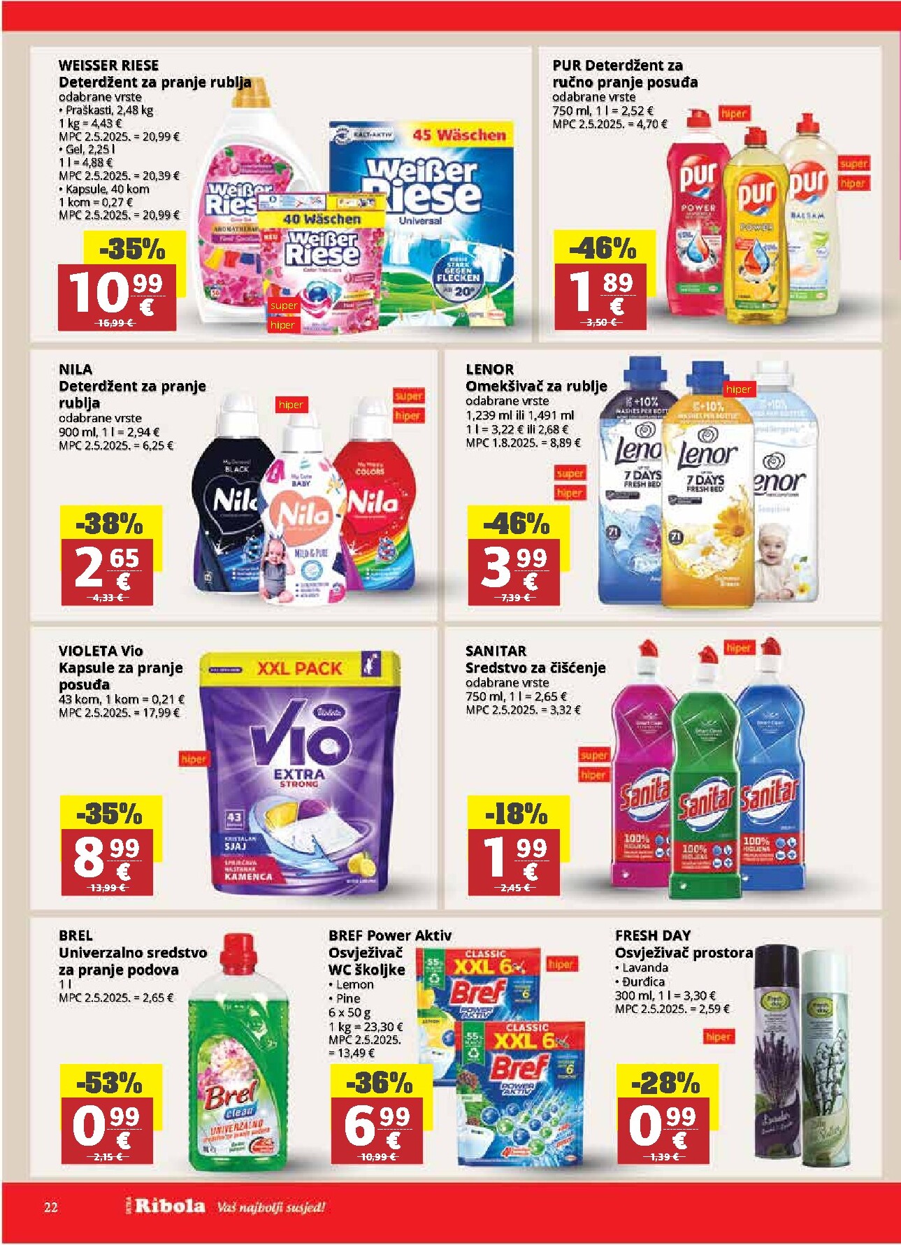 ribola - Prelistajte katalog Ribola, vrijedi od 25.02.2026 do 03.03.2026 - page: 22