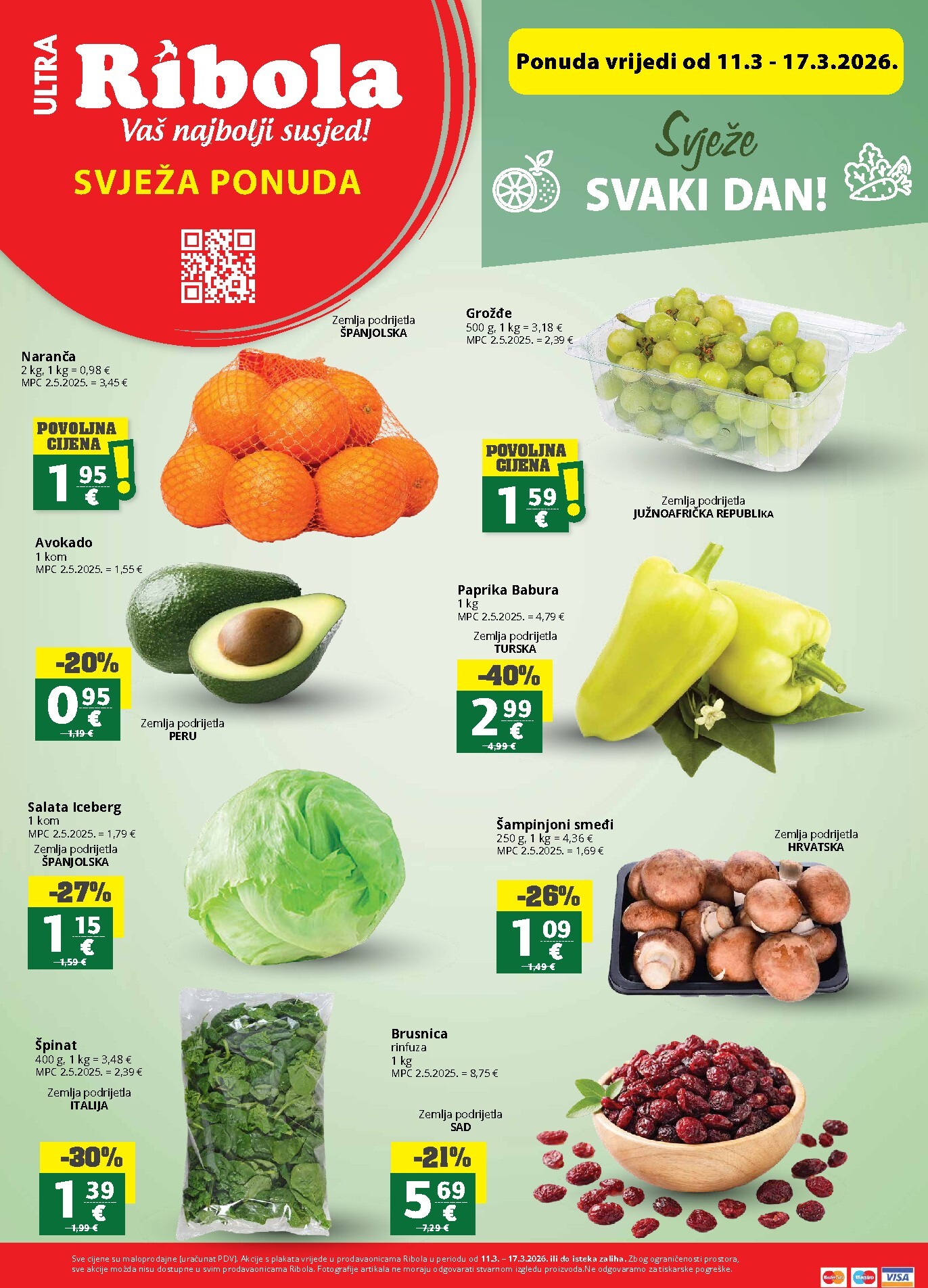 ribola - Prelistajte katalog Ribola - Super ponuda, vrijedi od 11.03.2026 do 17.03.2026