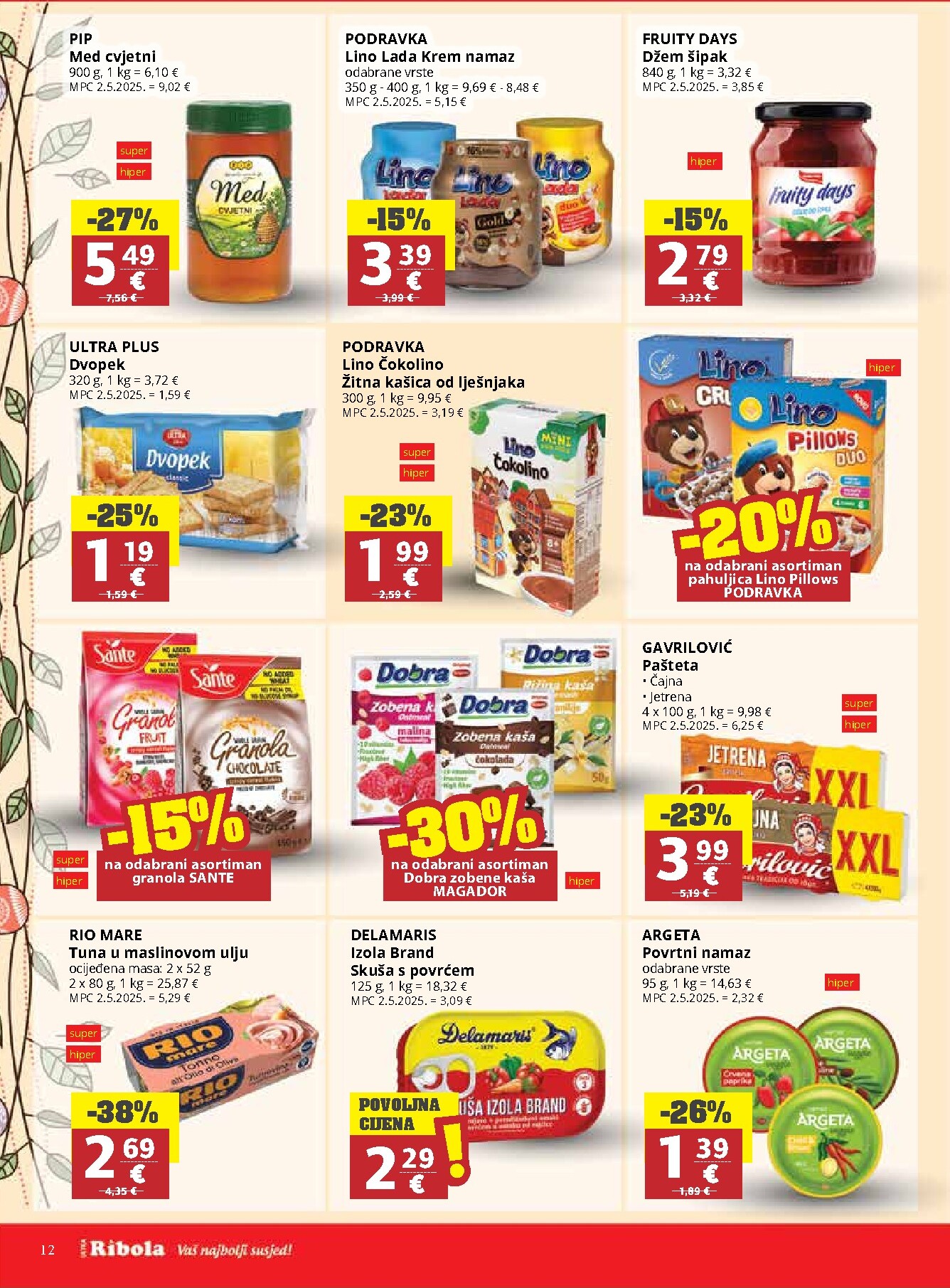 ribola - Prelistajte katalog Ribola, vrijedi od 25.03.2026 do 07.04.2026 - page: 12