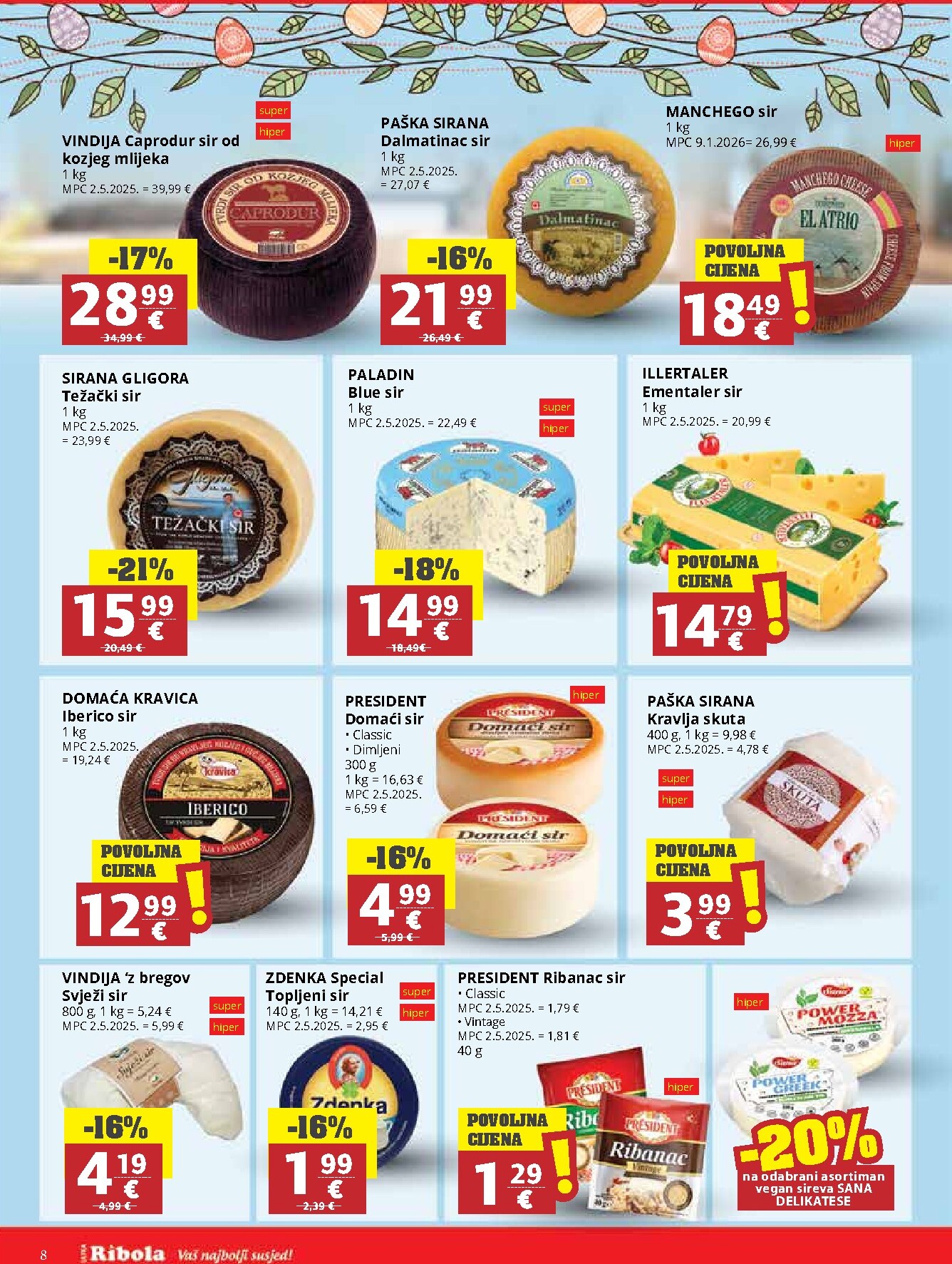 ribola - Prelistajte katalog Ribola, vrijedi od 25.03.2026 do 07.04.2026 - page: 8