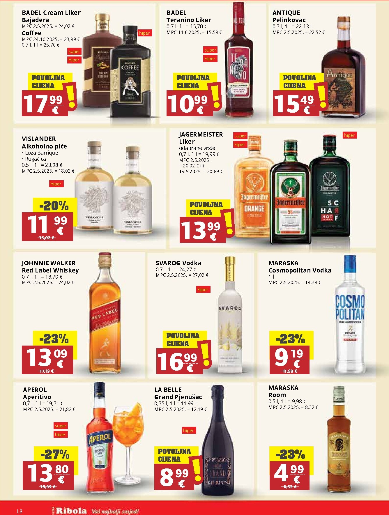 ribola - Prelistajte katalog Ribola, vrijedi od 25.03.2026 do 07.04.2026 - page: 18