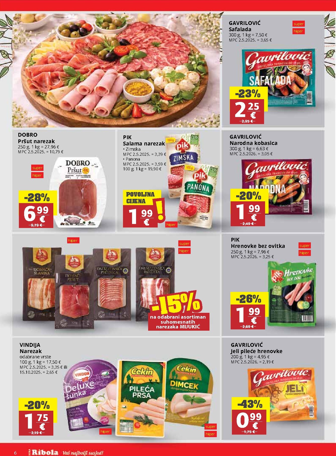 ribola - Prelistajte katalog Ribola, vrijedi od 25.03.2026 do 07.04.2026 - page: 6