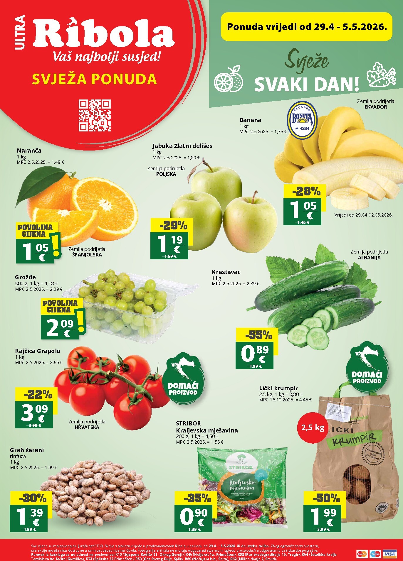 ribola - Aktualni Ribola - Super ponuda katalog vrijedi od srijede 29.04.2026 do utorka 05.05.2026