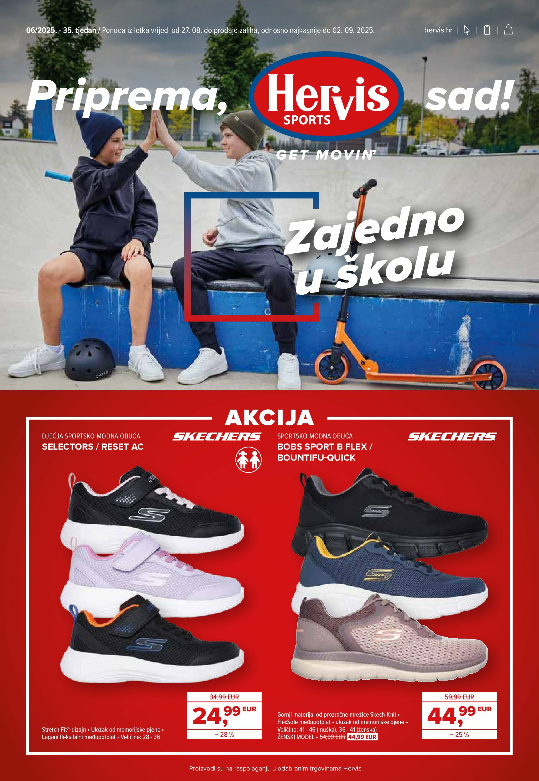 hervis - Prelistajte katalog Hervis, vrijedi od 27.08. do 02.09.
