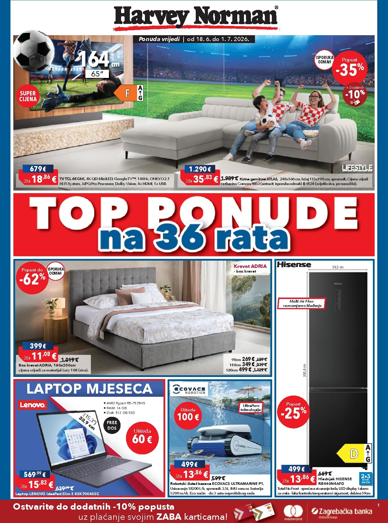harvey-norman - Aktualni katalog Harvey Norman od četvrtka, 18.06.2026 do srijede, 01.07.2026 - page: 1
