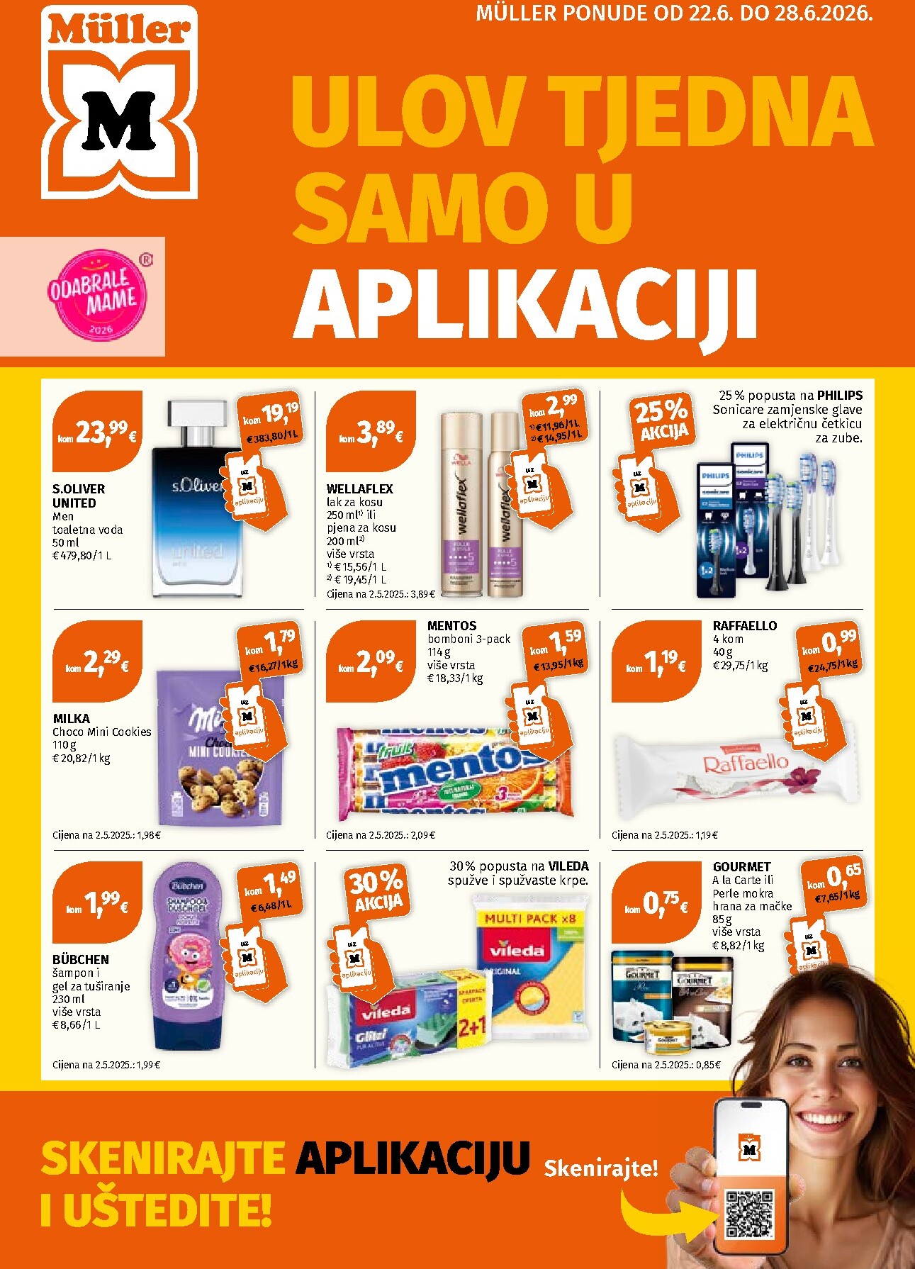 muller - Novi Müller katalog od ponedjeljka, 22.06.2026 do nedjelje, 28.06.2026 - page: 1