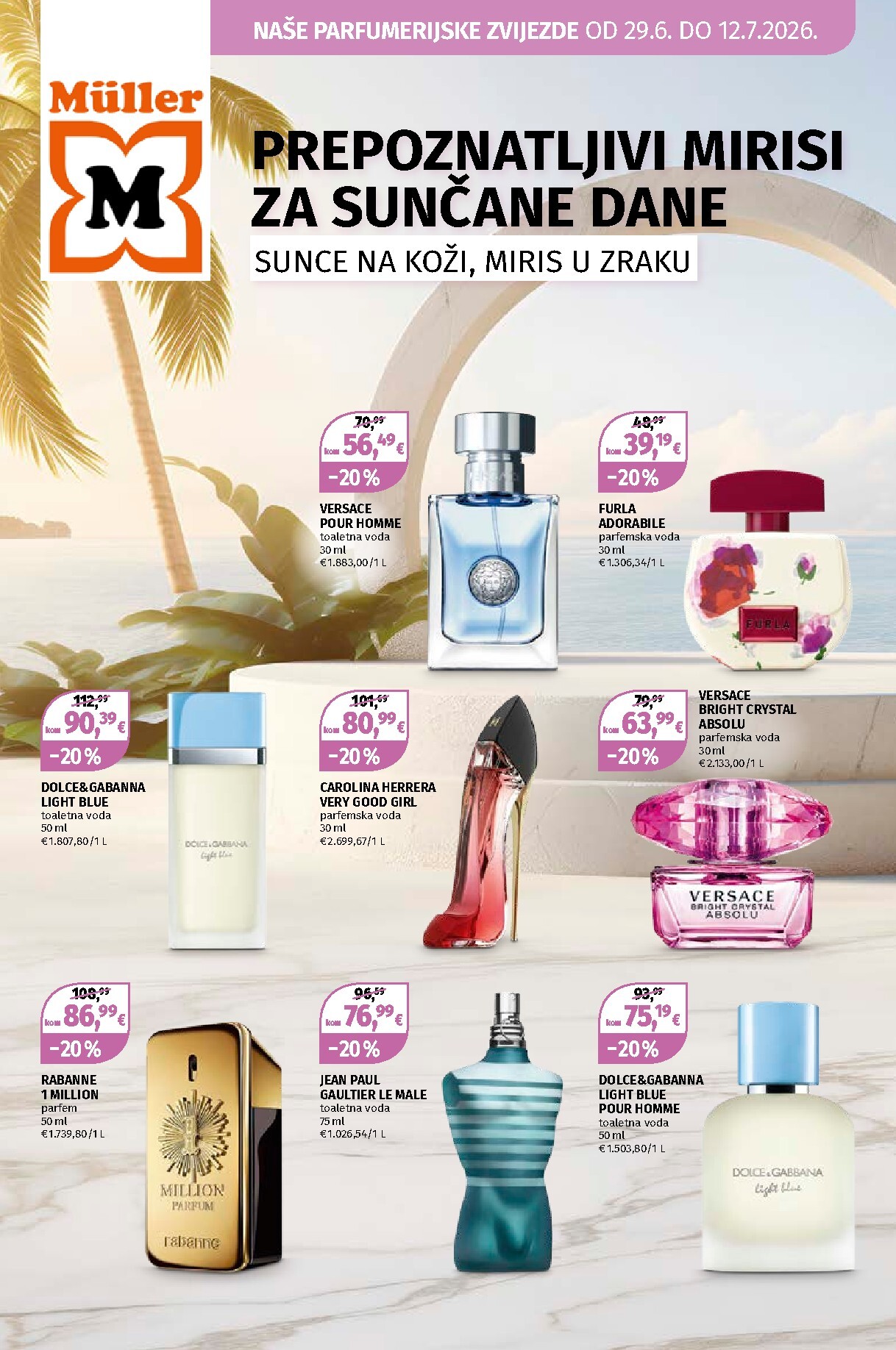 muller - Novi Müller - Parfumerijske zvijezde katalog od ponedjeljka, 29.06.2026 do nedjelje, 12.07.2026