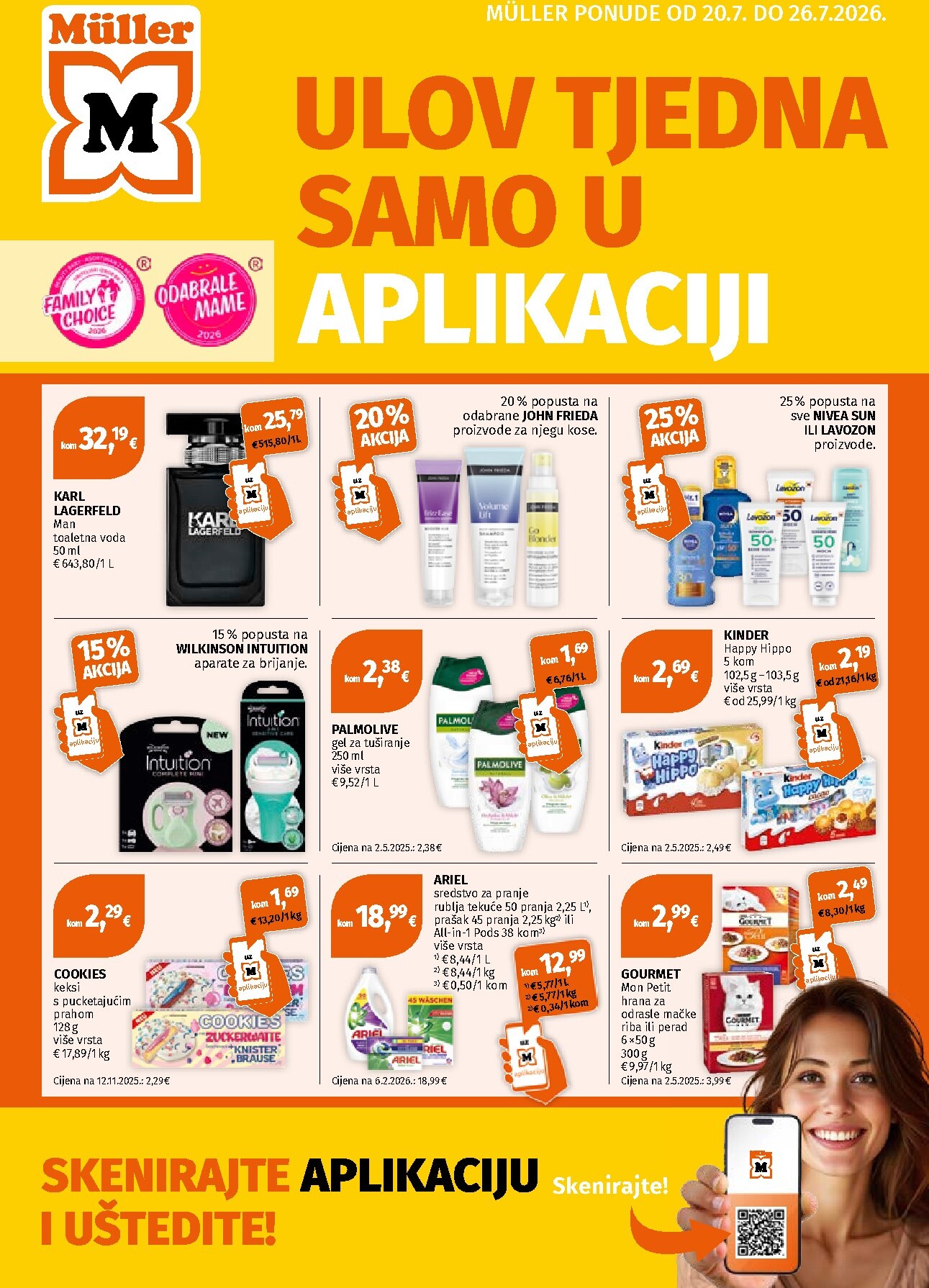 muller - Aktualni katalog Müller od ponedjeljka, 20.07.2026 do nedjelje, 26.07.2026
