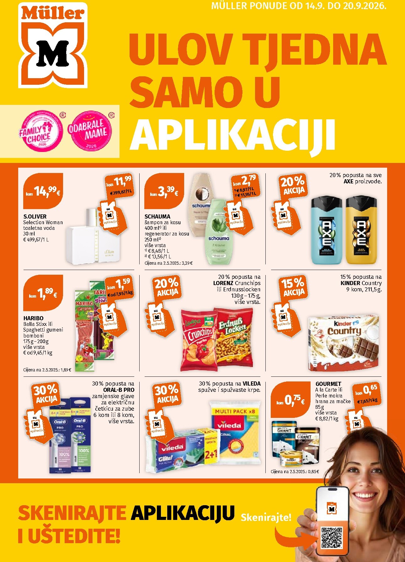 muller - Novi Müller katalog od ponedjeljka, 14.09.2026 do nedjelje, 20.09.2026 - page: 1