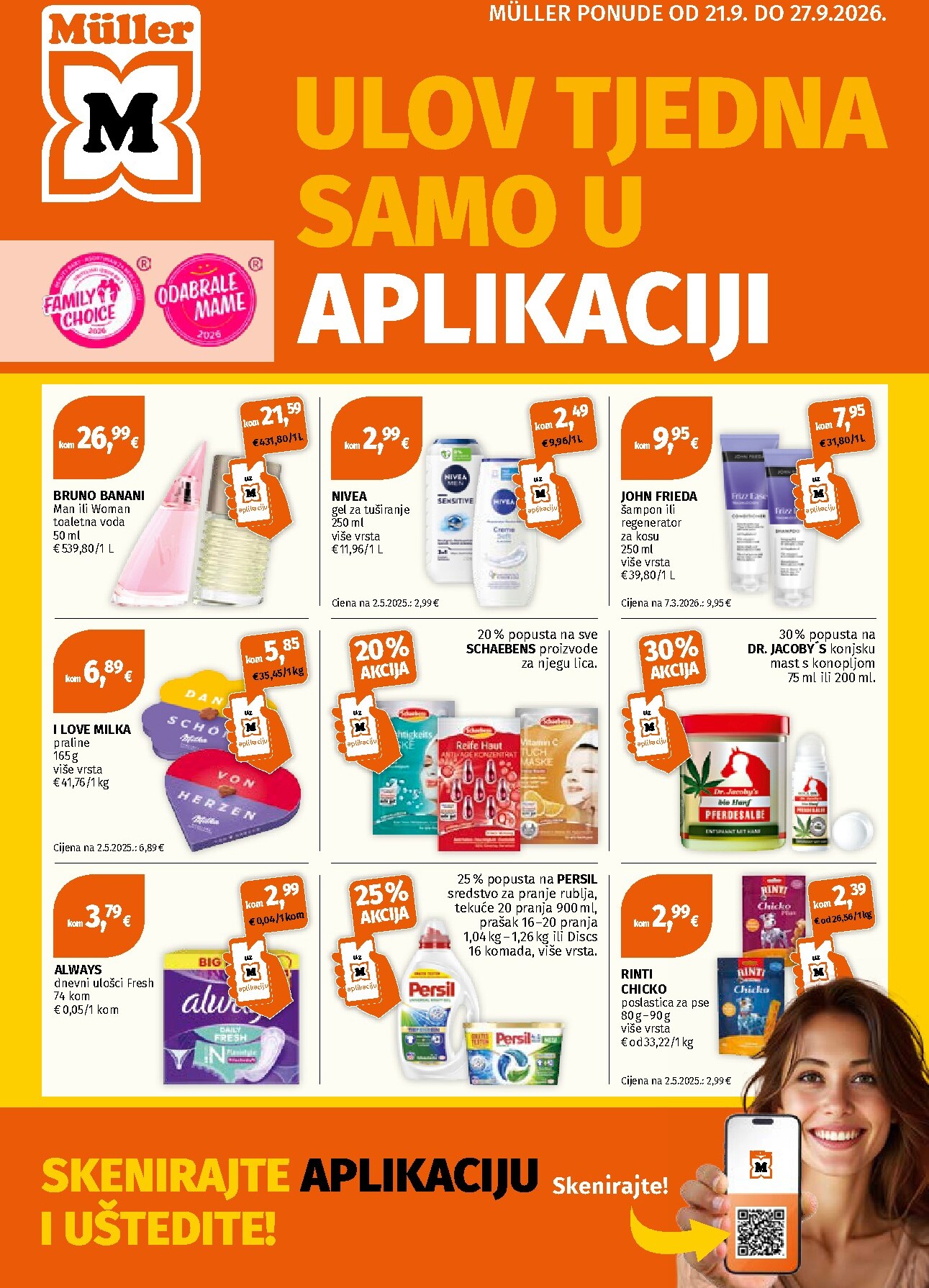 muller - Novi Müller katalog od ponedjeljka, 21.09.2026 do nedjelje, 27.09.2026 - page: 1