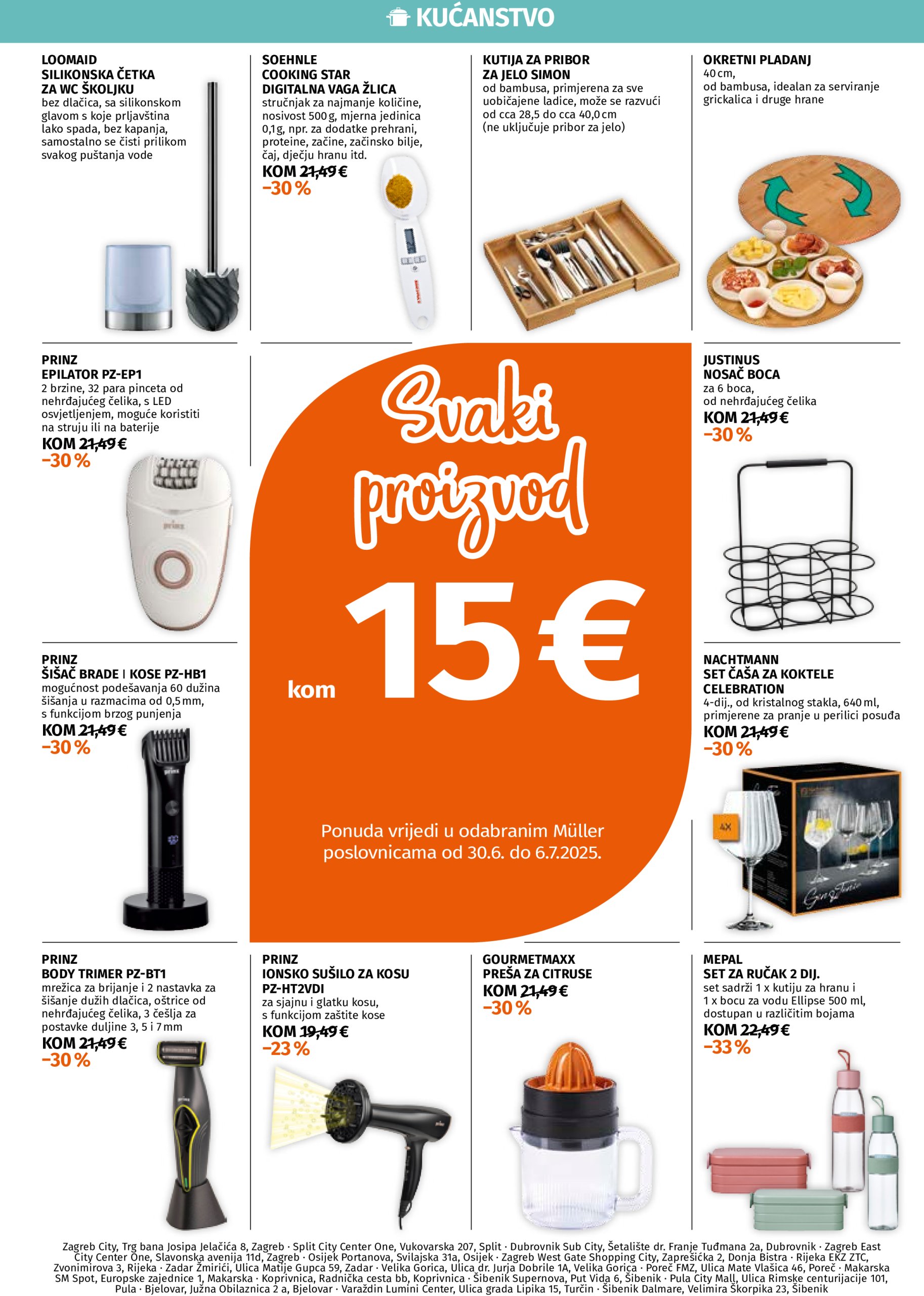 muller - Prelistajte katalog Müller - Ponuda odjela kućanstva, vrijedi od 30.06. do 06.07. - page: 3