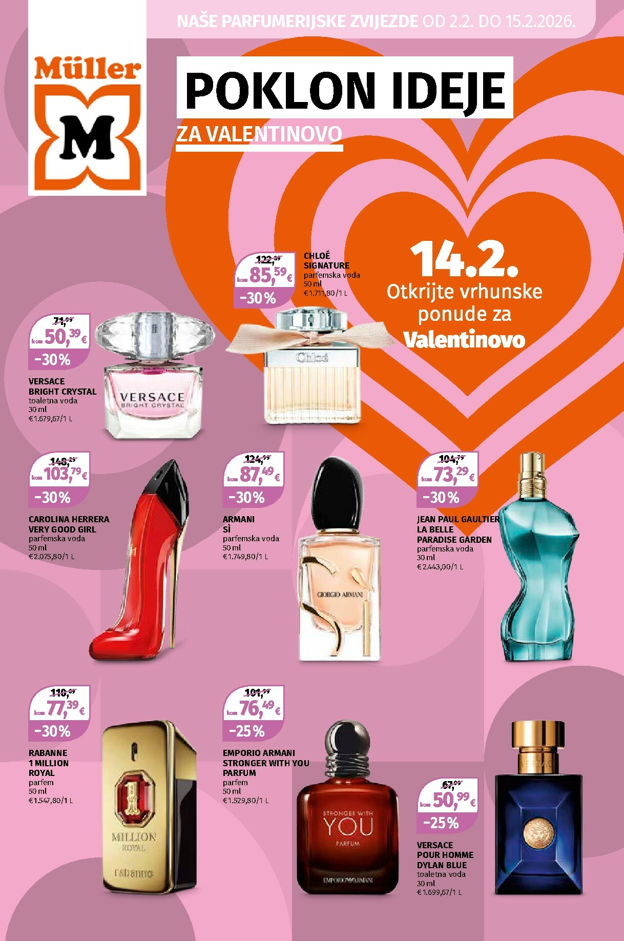 muller - Prelistajte katalog Müller - Parfumerijske zvijezde, vrijedi od 02.02. do 15.02.