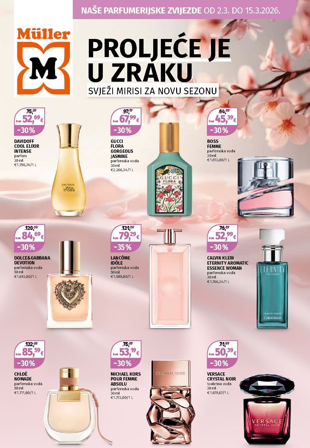 muller - Prelistajte katalog Müller - Parfumerijske zvijezde, vrijedi od 02.03.2026 do 15.03.2026