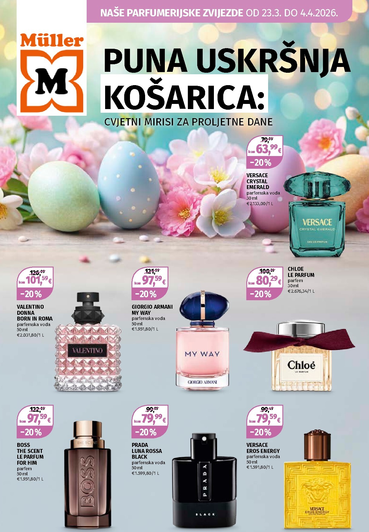 muller - Prelistajte katalog Müller - Parfumerijske zvijezde, vrijedi od 23.03.2026 do 04.04.2026