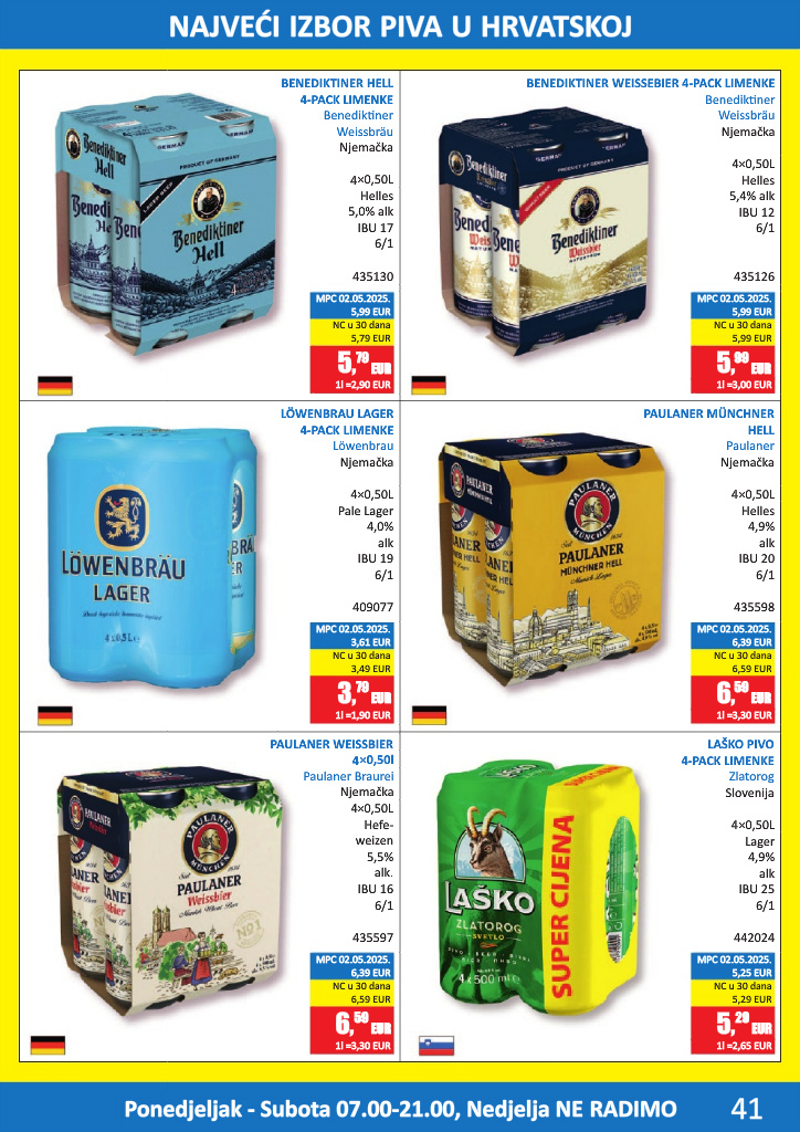 vrutak - Aktualni katalog Vrutak - Pivski katalog od ponedjeljka, 01.06.2026 do utorka, 30.06.2026 - page: 41