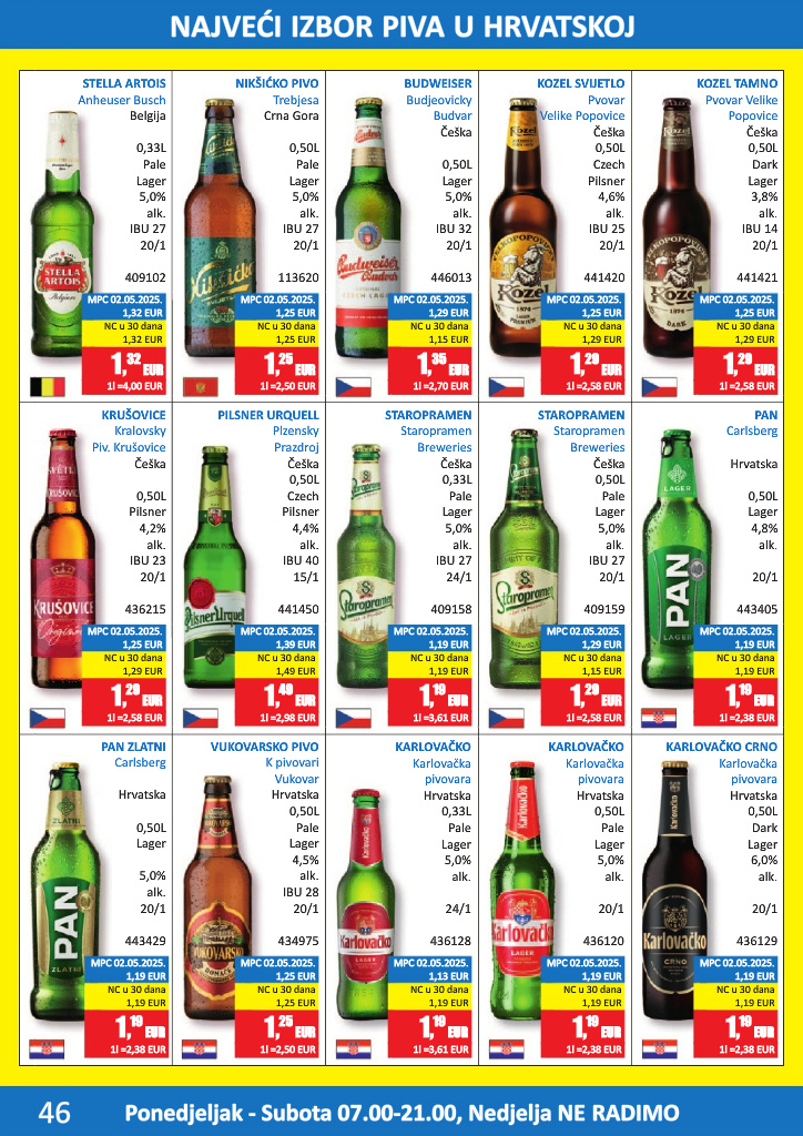 vrutak - Aktualni katalog Vrutak - Pivski katalog od ponedjeljka, 01.06.2026 do utorka, 30.06.2026 - page: 46