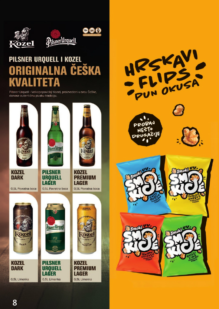 vrutak - Aktualni katalog Vrutak - Pivski katalog od ponedjeljka, 01.06.2026 do utorka, 30.06.2026 - page: 8