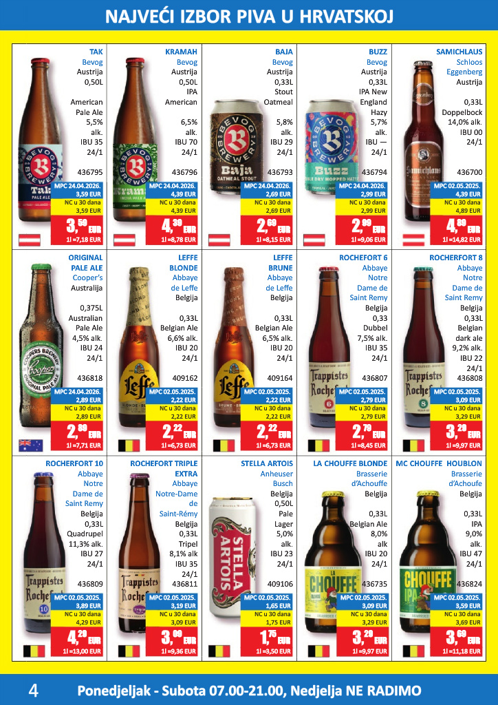 vrutak - Aktualni katalog Vrutak - Pivski katalog od ponedjeljka, 01.06.2026 do utorka, 30.06.2026 - page: 4