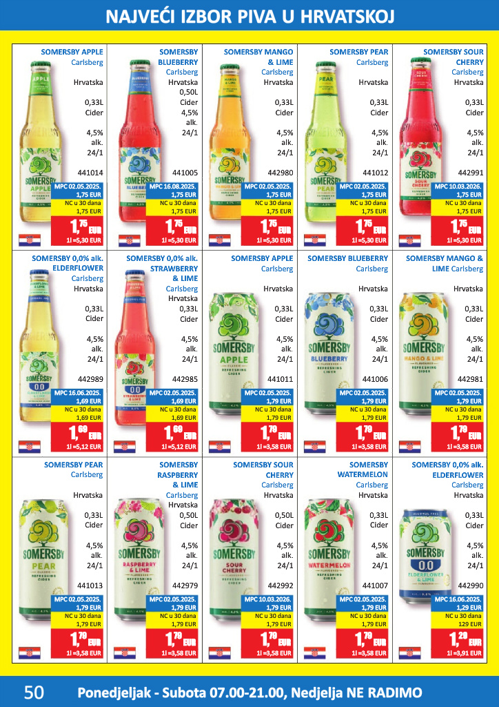 vrutak - Aktualni katalog Vrutak - Pivski katalog od ponedjeljka, 01.06.2026 do utorka, 30.06.2026 - page: 50