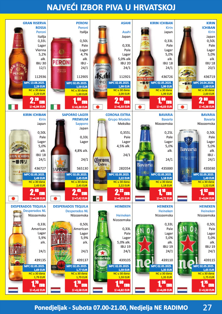 vrutak - Aktualni katalog Vrutak - Pivski katalog od ponedjeljka, 01.06.2026 do utorka, 30.06.2026 - page: 27