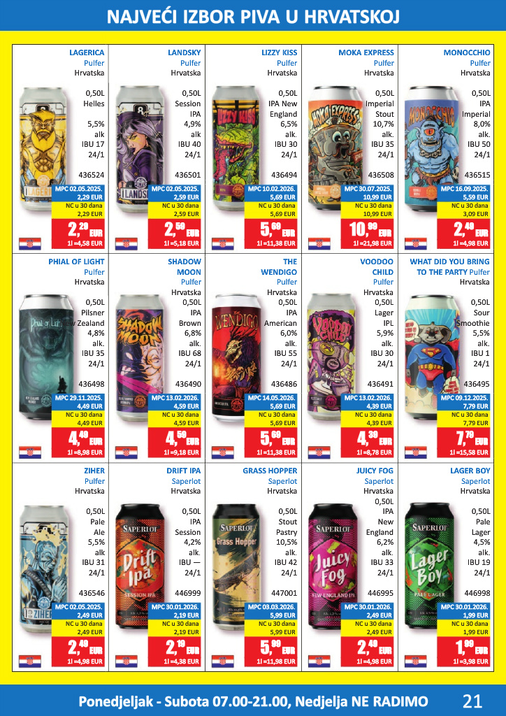 vrutak - Aktualni katalog Vrutak - Pivski katalog od ponedjeljka, 01.06.2026 do utorka, 30.06.2026 - page: 21