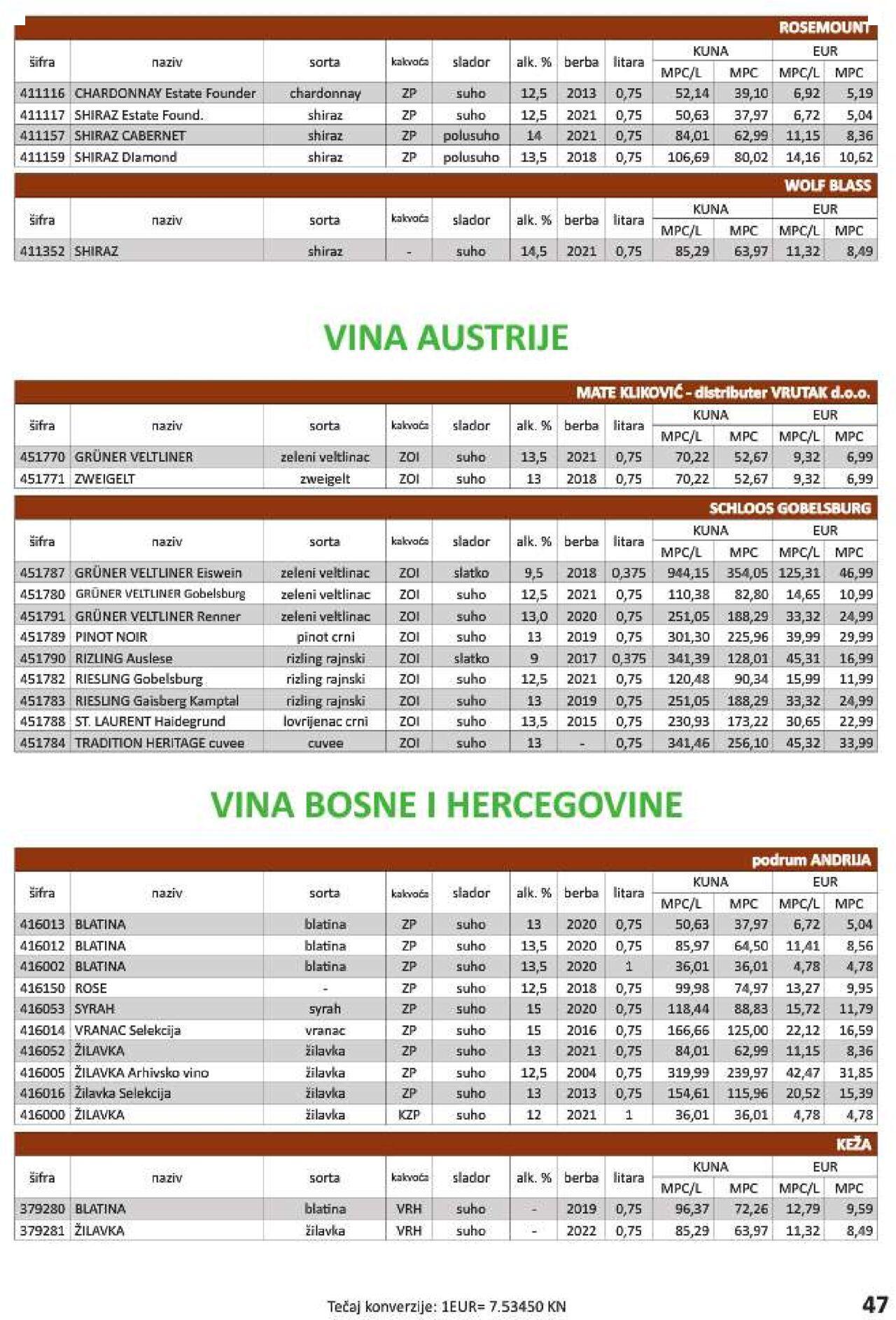 vrutak - Katalog Vrutak novi 06.12.2023 - 30.11.2024 - page: 47 vrutak - Katalog Vrutak novi 06.12.2023 - 30.11.2024 - page: 47