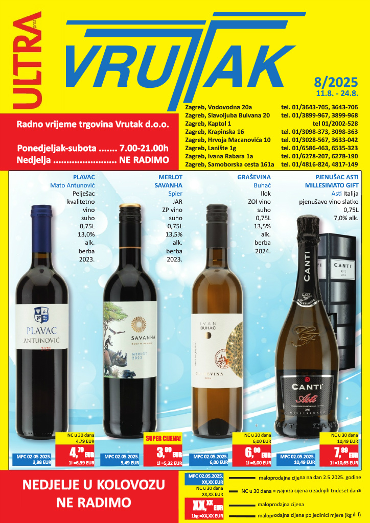 vrutak - Prelistajte katalog Vrutak, vrijedi od 11.08. do 24.08.