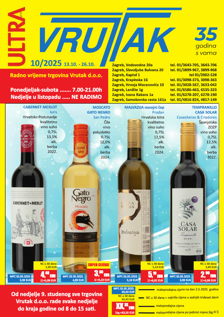vrutak - Prelistajte katalog Vrutak, vrijedi od 13.10. do 26.10.