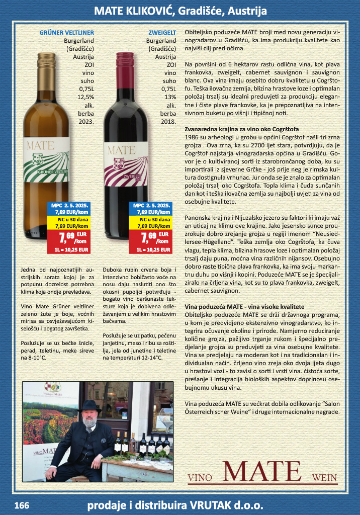 vrutak - Prelistajte katalog Vrutak - Vinski Katalog, vrijedi od 01.11. do 31.10. - page: 166