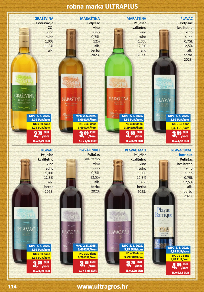 vrutak - Prelistajte katalog Vrutak - Vinski Katalog, vrijedi od 01.11. do 31.10. - page: 114