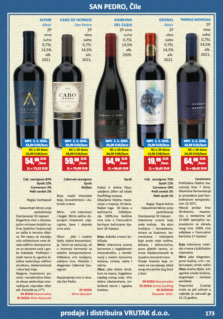 vrutak - Prelistajte katalog Vrutak - Vinski Katalog, vrijedi od 01.11. do 31.10. - page: 173