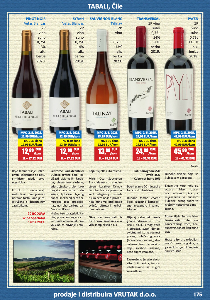 vrutak - Prelistajte katalog Vrutak - Vinski Katalog, vrijedi od 01.11. do 31.10. - page: 175