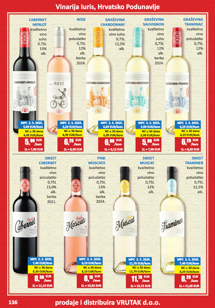 vrutak - Prelistajte katalog Vrutak - Vinski Katalog, vrijedi od 01.11. do 31.10. - page: 136
