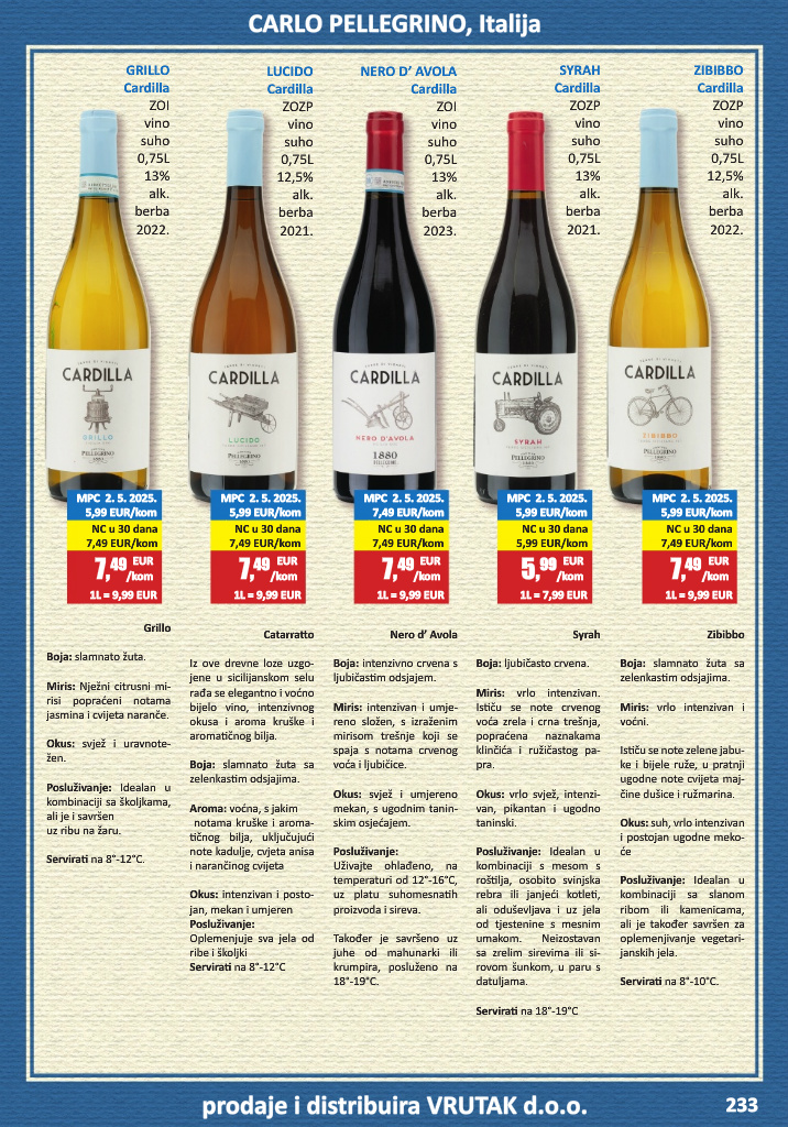 vrutak - Prelistajte katalog Vrutak - Vinski Katalog, vrijedi od 01.11. do 31.10. - page: 233