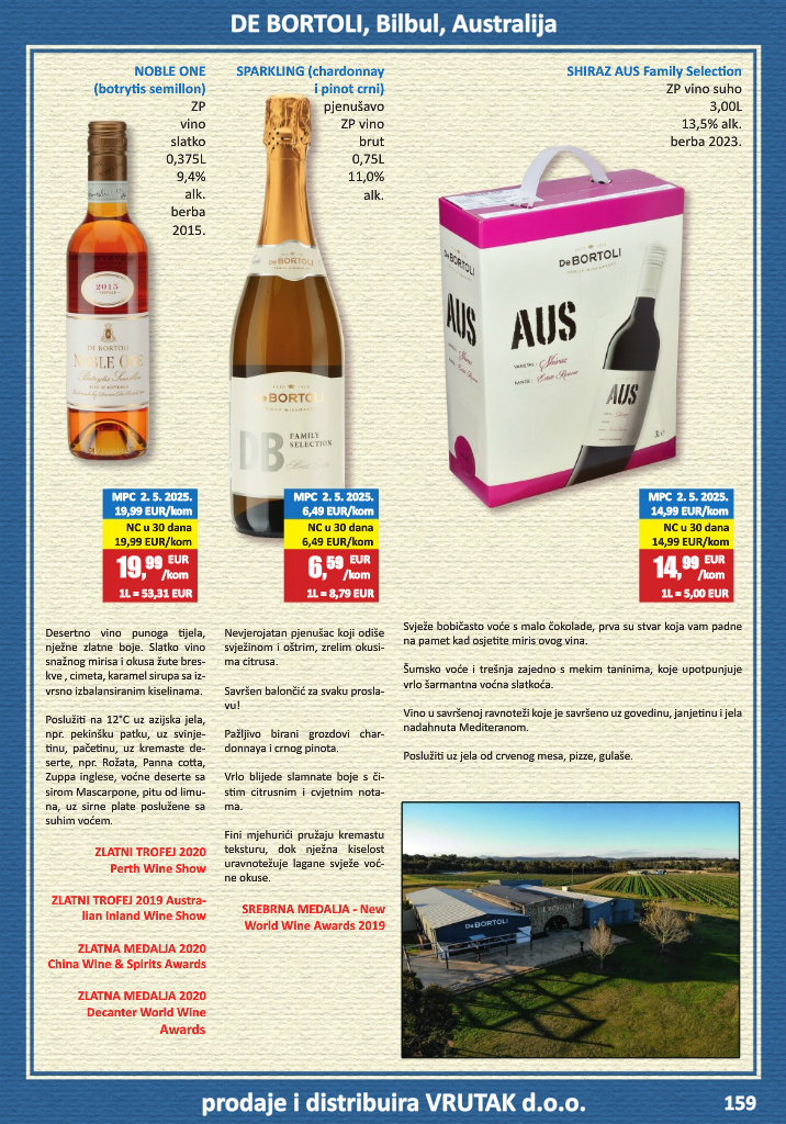 vrutak - Prelistajte katalog Vrutak - Vinski Katalog, vrijedi od 01.11. do 31.10. - page: 159