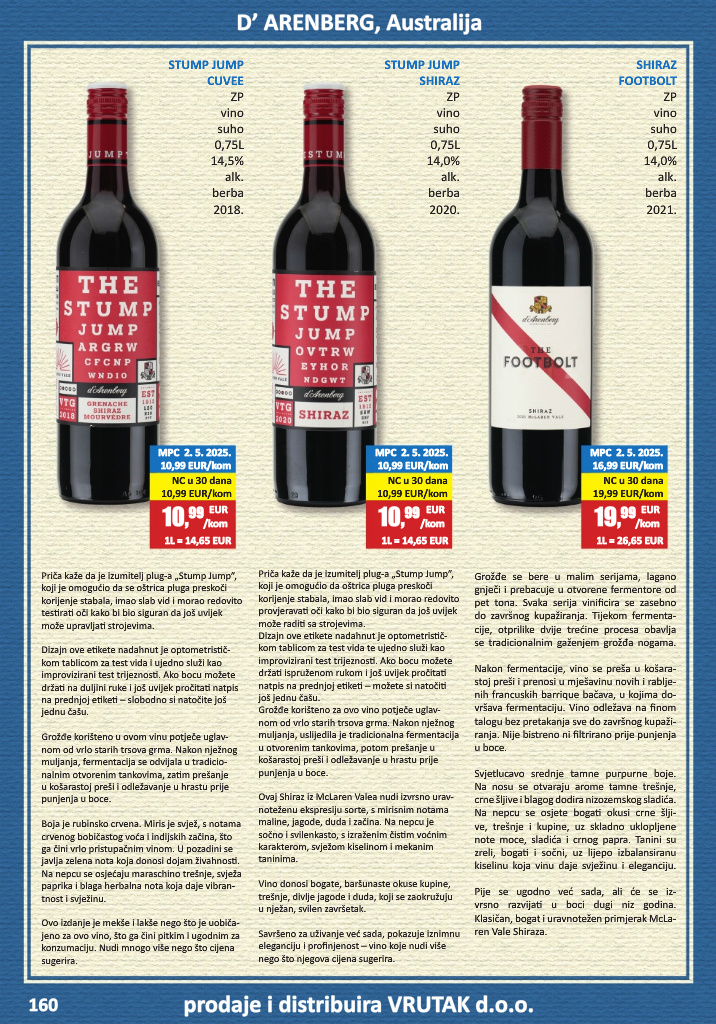 vrutak - Prelistajte katalog Vrutak - Vinski Katalog, vrijedi od 01.11. do 31.10. - page: 160