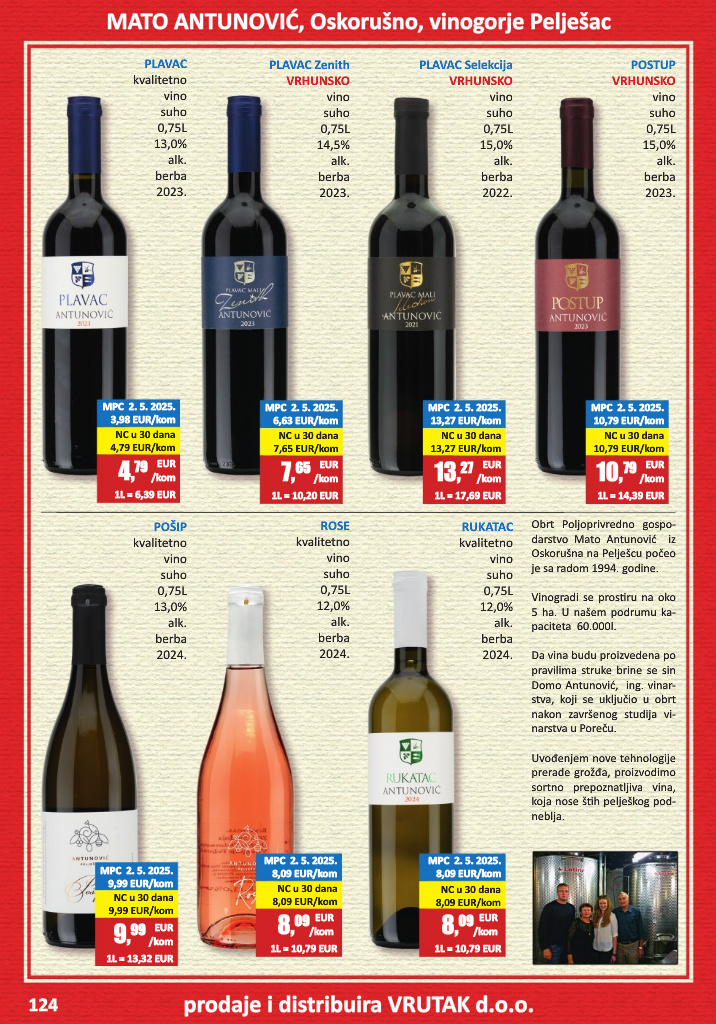 vrutak - Prelistajte katalog Vrutak - Vinski Katalog, vrijedi od 01.11. do 31.10. - page: 124