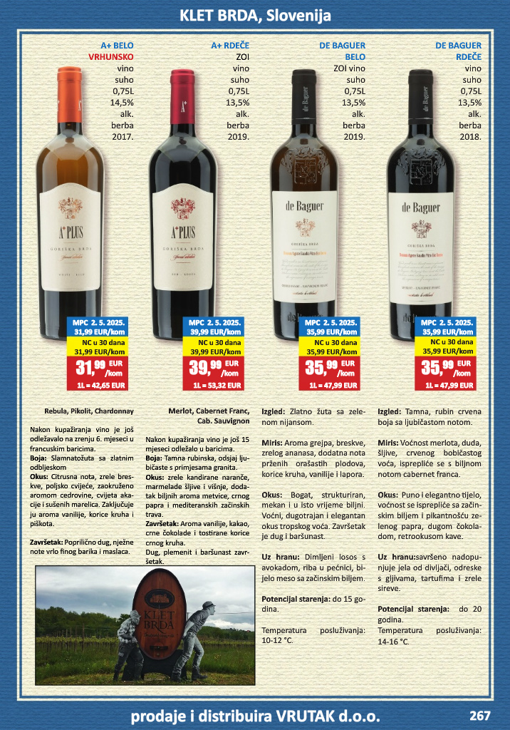vrutak - Prelistajte katalog Vrutak - Vinski Katalog, vrijedi od 01.11. do 31.10. - page: 267