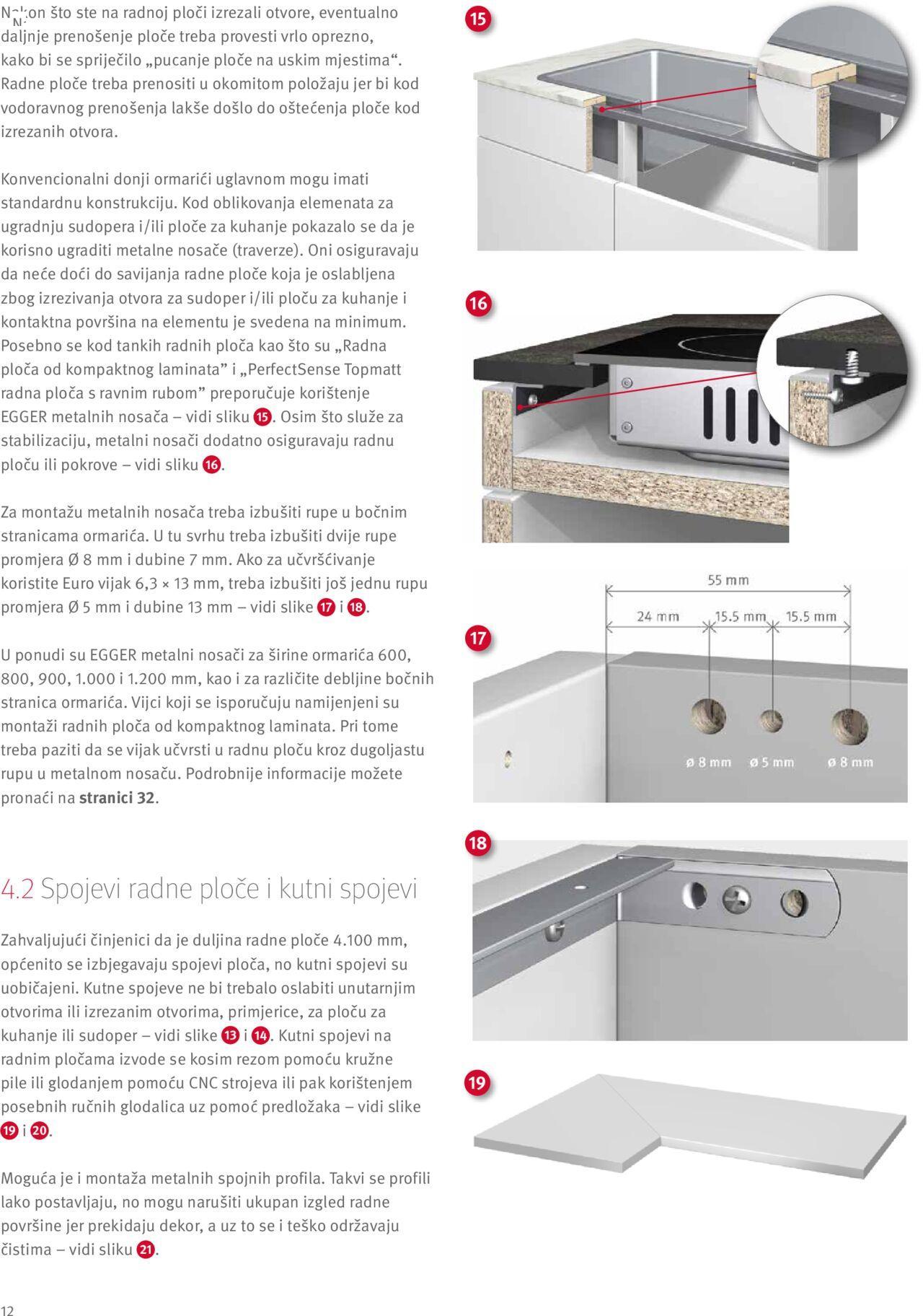elgrad - Katalog Egger radne ploče - Upute za preradu i dodaci Elgrad novi od petka 01.04.2022 - page: 12 elgrad - Katalog Egger radne ploče - Upute za preradu i dodaci Elgrad novi od petka 01.04.2022 - page: 12