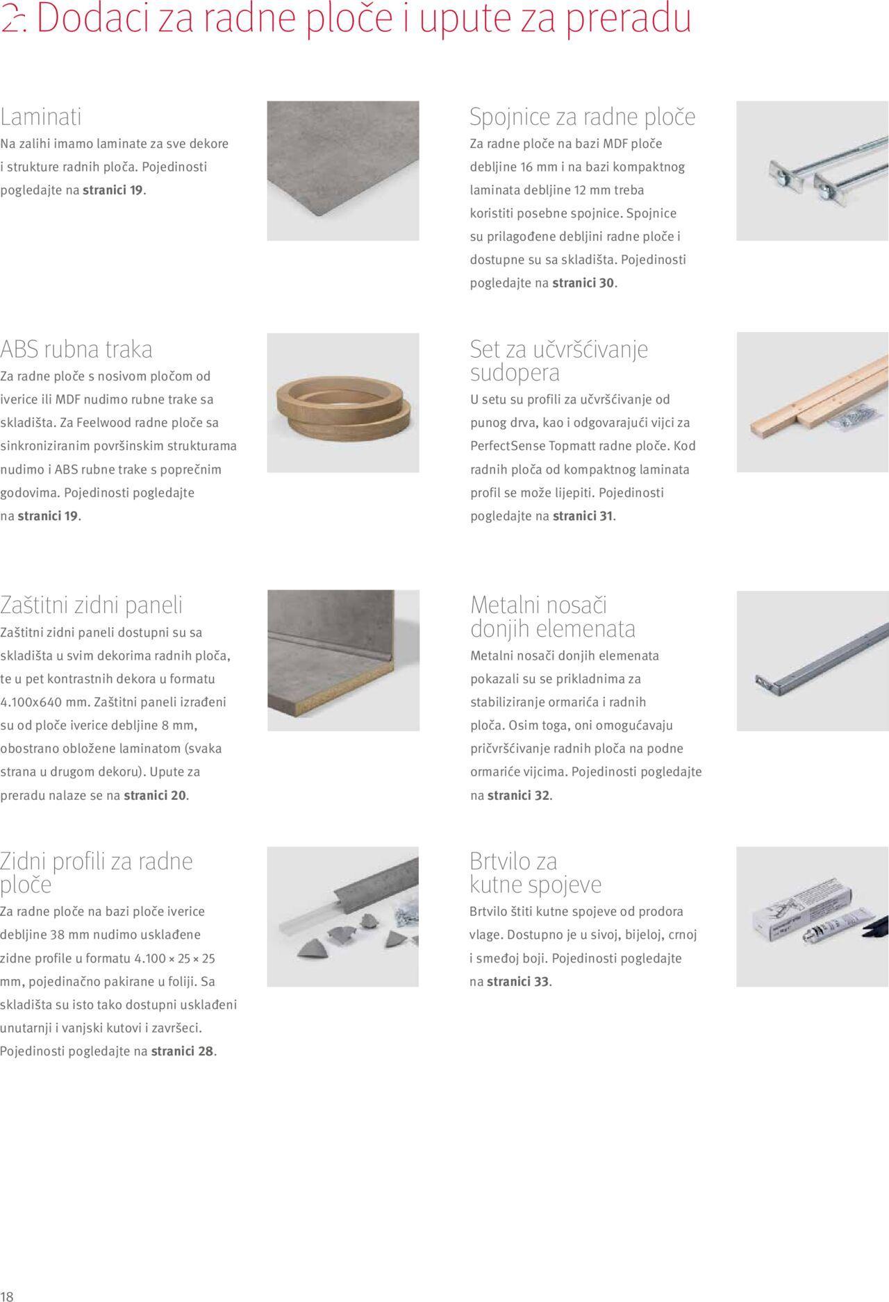 elgrad - Katalog Egger radne ploče - Upute za preradu i dodaci Elgrad novi od petka 01.04.2022 - page: 18 elgrad - Katalog Egger radne ploče - Upute za preradu i dodaci Elgrad novi od petka 01.04.2022 - page: 18