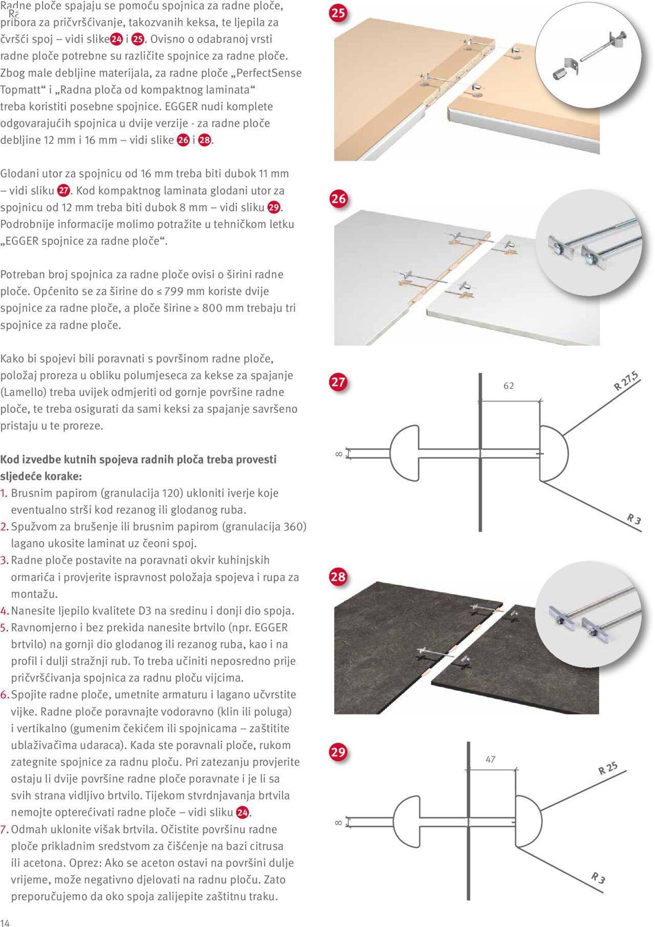 elgrad - Katalog Egger radne ploče - Upute za preradu i dodaci Elgrad novi od petka 01.04.2022 - page: 14 elgrad - Katalog Egger radne ploče - Upute za preradu i dodaci Elgrad novi od petka 01.04.2022 - page: 14