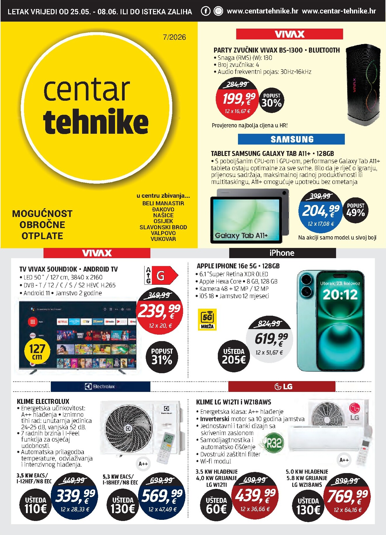 centar-tehnike - Aktualni katalog Centar tehnike od ponedjeljka, 25.05.2026 do ponedjeljka, 08.06.2026